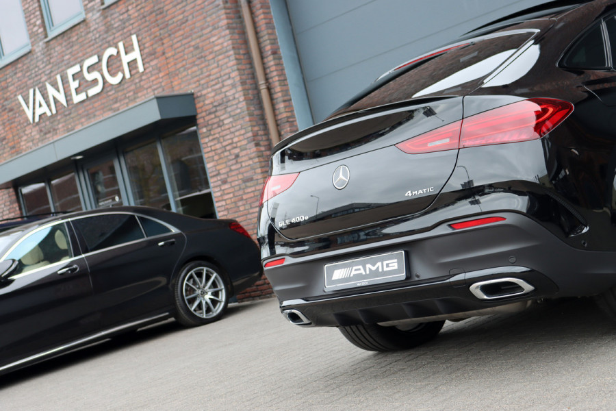 Mercedes-Benz GLE Coupé 400 e 4MATIC AMG Line Premium+ | Luchtvering | Distronic | Burmester | Soft-Close | HUD | Verwarmd Stuurwiel | Massage | Vlakkenverwarming | Nappa Leder | Surround Camera |