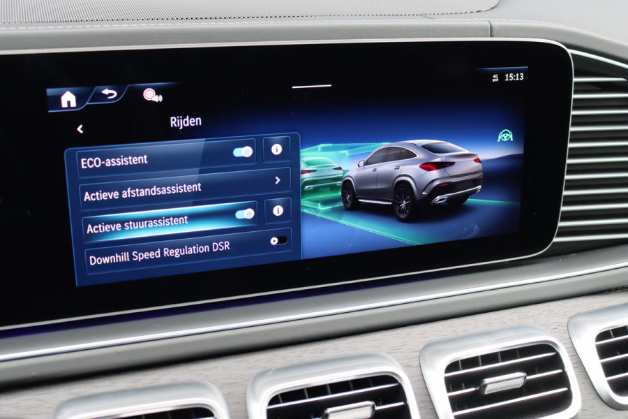 Mercedes-Benz GLE Coupé 400 e 4MATIC AMG Line Premium+ | Luchtvering | Distronic | Burmester | Soft-Close | HUD | Verwarmd Stuurwiel | Massage | Vlakkenverwarming | Nappa Leder | Surround Camera |