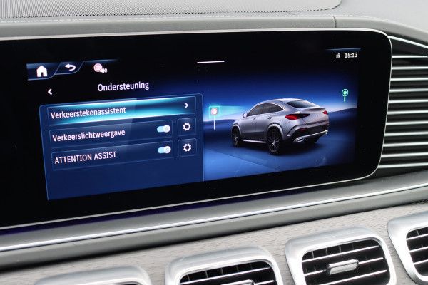 Mercedes-Benz GLE Coupé 400 e 4MATIC AMG Line Premium+ | Luchtvering | Distronic | Burmester | Soft-Close | HUD | Verwarmd Stuurwiel | Massage | Vlakkenverwarming | Nappa Leder | Surround Camera |