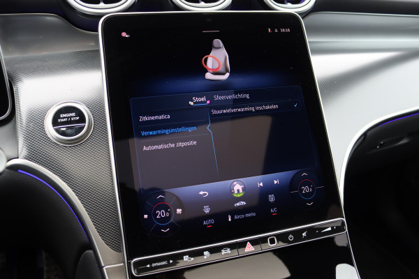 Mercedes-Benz GLC Coupé 300e 4MATIC AMG Line | Distronic | Panoramadak | Trekhaak | Digital Light | Verwarmd Stuurwiel | Dodehoekassistent | Leder | Surround Camera | Nightpakket |