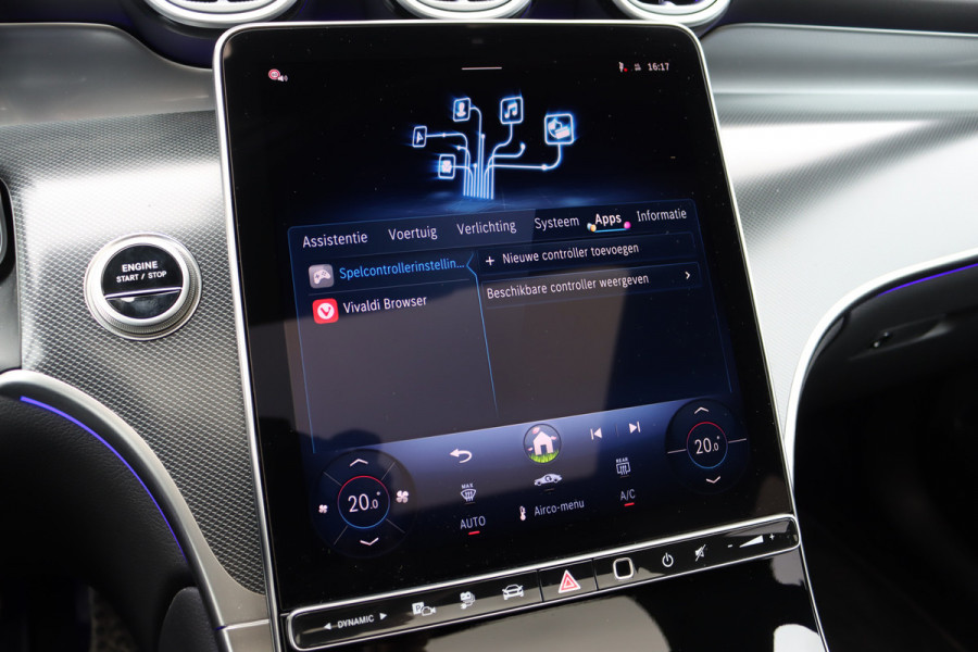 Mercedes-Benz GLC Coupé 300e 4MATIC AMG Line | Distronic | Panoramadak | Trekhaak | Digital Light | Verwarmd Stuurwiel | Dodehoekassistent | Leder | Surround Camera | Nightpakket |