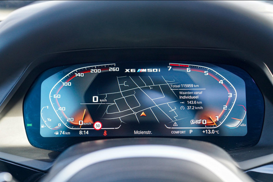 BMW X6 M50i High Executive | Harman/Kardon | Head Up Display | 360 | Stuurwielverwarming | Stoelverkoeling