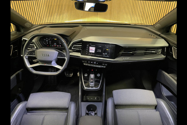 Audi Q4 e-tron 40 S-Line Competition 77 kWh|93%SOH|BLACK|TREKH|ACC|HUD|SONOS|CARPLAY|CAMERA|STOELVERW.|ORG. NL|NAP|1 EIG|IN. BTW