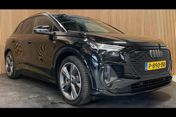 Audi Q4 e-tron 40 S-Line Competition 77 kWh|93%SOH|BLACK|TREKH|ACC|HUD|SONOS|CARPLAY|CAMERA|STOELVERW.|ORG. NL|NAP|1 EIG|IN. BTW