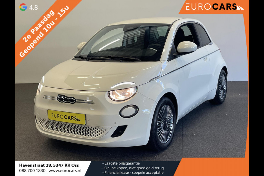 Fiat 500E Comfort Style 3+1 42 kWh 244km actieradius | Navigatie | Apple Carplay/Android Auto | Camera | Parkeersensoren | Blind Spot Assist | Stoelverwarming | Lichtmetalen velgen | Ledverlichting | Climate Control