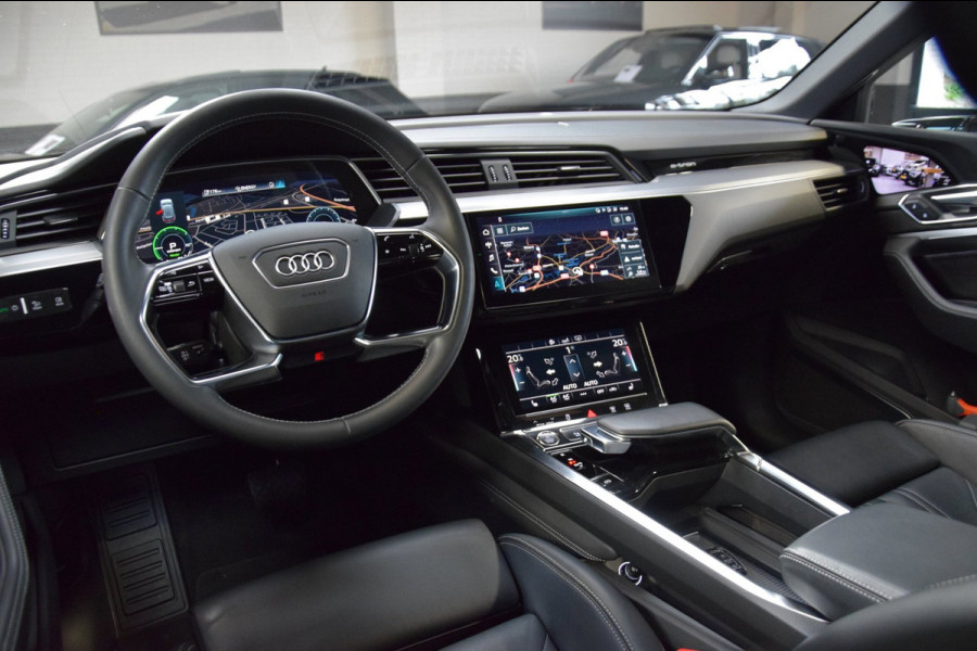Audi e-tron E-tron 55 Quattro Advanced 95 *2xS-Line* kWh|Navi|Virt.Mirror|Panoramadak|Leder|Org.NL