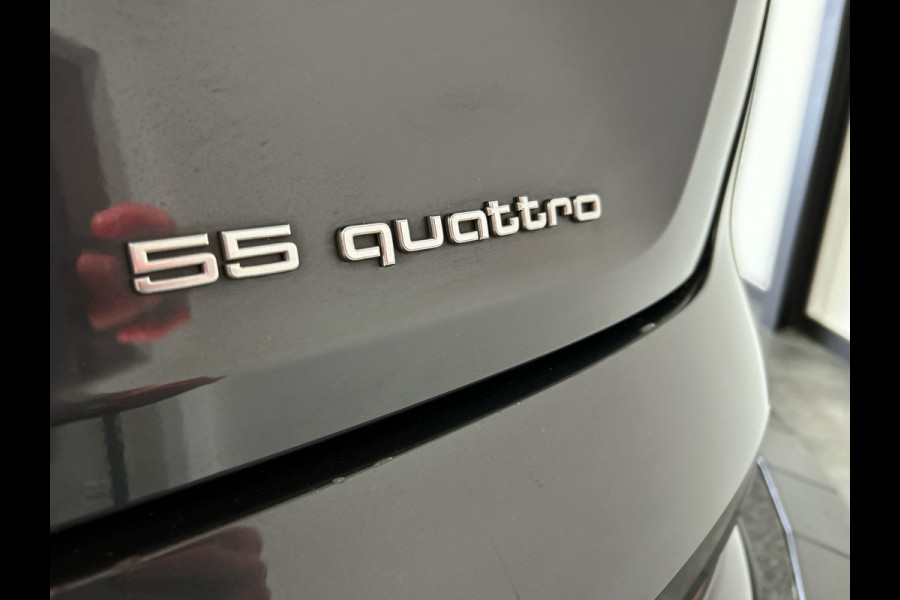 Audi e-tron Sportback 55 quattro Business edition Plus 95 kWh | Panoramadak } voorstoelen verwarmd Soh (batterijcheck) Waarde 91,0 %