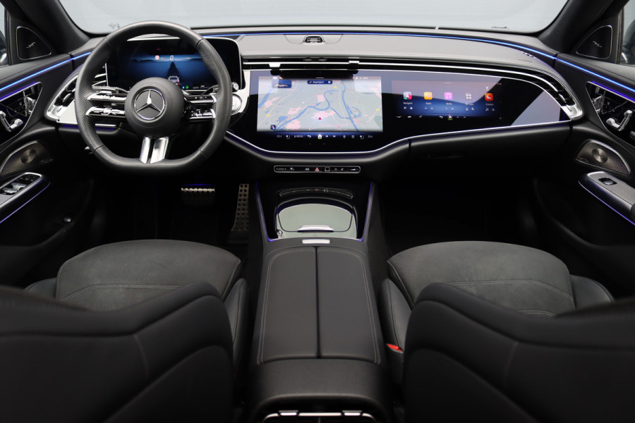 Mercedes-Benz E-Klasse 220 d AMG Line Premium+ | Hyperscreen | Luchtvering | Achterasbesturing | Distronic | Soft-Close | Burmester | Panoramadak | Surround Camera | HUD | Verwarmd Stuurwiel | 3D-Display |