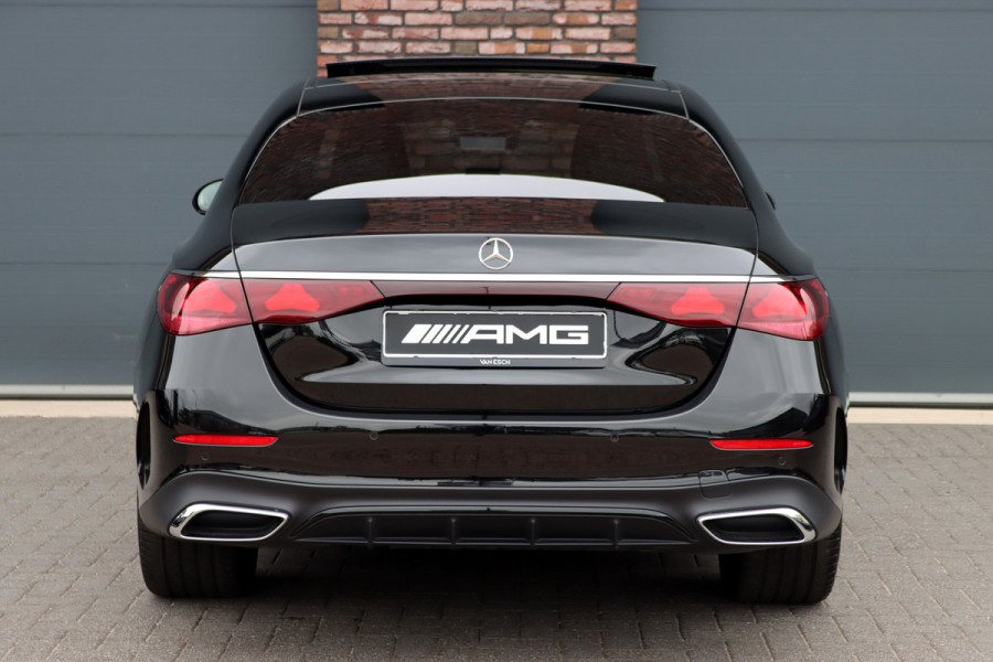 Mercedes-Benz E-Klasse 220 d AMG Line Premium+ | Hyperscreen | Luchtvering | Achterasbesturing | Distronic | Soft-Close | Burmester | Panoramadak | Surround Camera | HUD | Verwarmd Stuurwiel | 3D-Display |