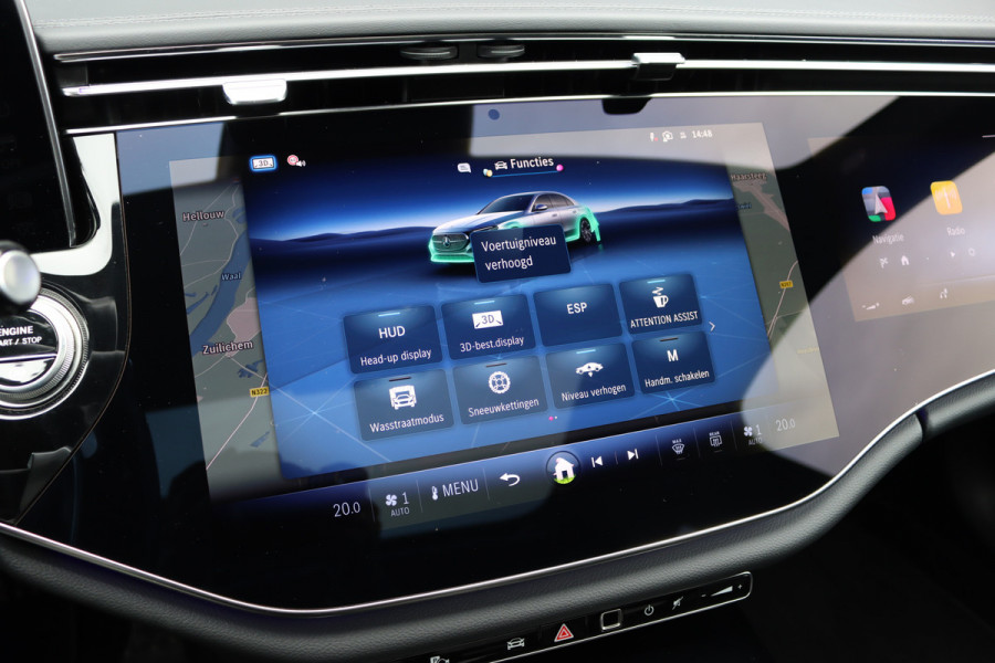 Mercedes-Benz E-Klasse 220 d AMG Line Premium+ | Hyperscreen | Luchtvering | Achterasbesturing | Distronic | Soft-Close | Burmester | Panoramadak | Surround Camera | HUD | Verwarmd Stuurwiel | 3D-Display |