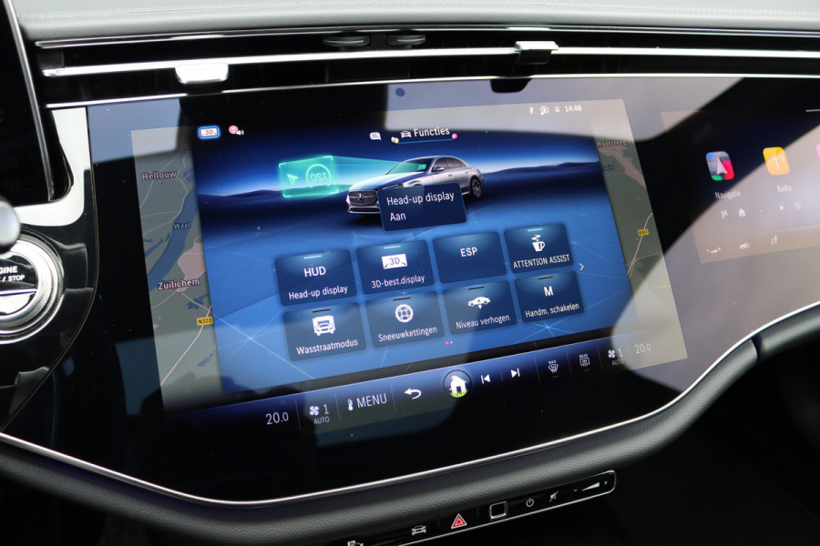 Mercedes-Benz E-Klasse 220 d AMG Line Premium+ | Hyperscreen | Luchtvering | Achterasbesturing | Distronic | Soft-Close | Burmester | Panoramadak | Surround Camera | HUD | Verwarmd Stuurwiel | 3D-Display |