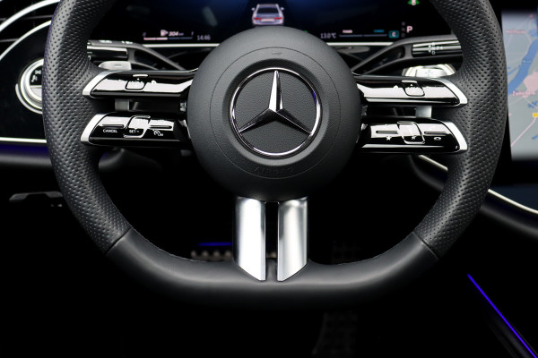 Mercedes-Benz E-Klasse 220 d AMG Line Premium+ | Hyperscreen | Luchtvering | Achterasbesturing | Distronic | Soft-Close | Burmester | Panoramadak | Surround Camera | HUD | Verwarmd Stuurwiel | 3D-Display |