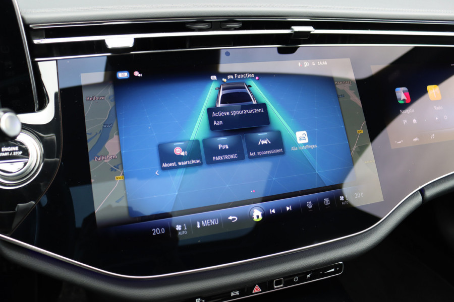 Mercedes-Benz E-Klasse 220 d AMG Line Premium+ | Hyperscreen | Luchtvering | Achterasbesturing | Distronic | Soft-Close | Burmester | Panoramadak | Surround Camera | HUD | Verwarmd Stuurwiel | 3D-Display |