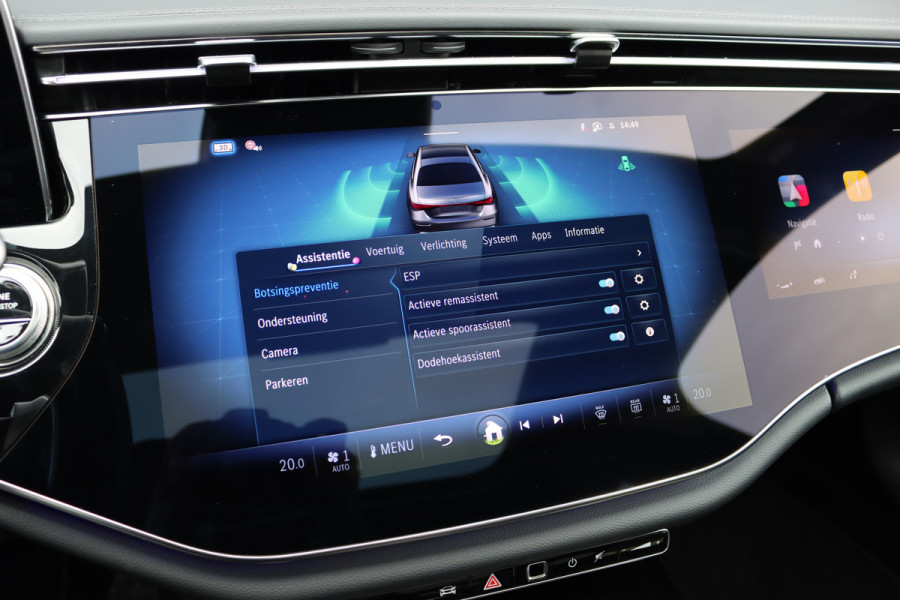 Mercedes-Benz E-Klasse 220 d AMG Line Premium+ | Hyperscreen | Luchtvering | Achterasbesturing | Distronic | Soft-Close | Burmester | Panoramadak | Surround Camera | HUD | Verwarmd Stuurwiel | 3D-Display |