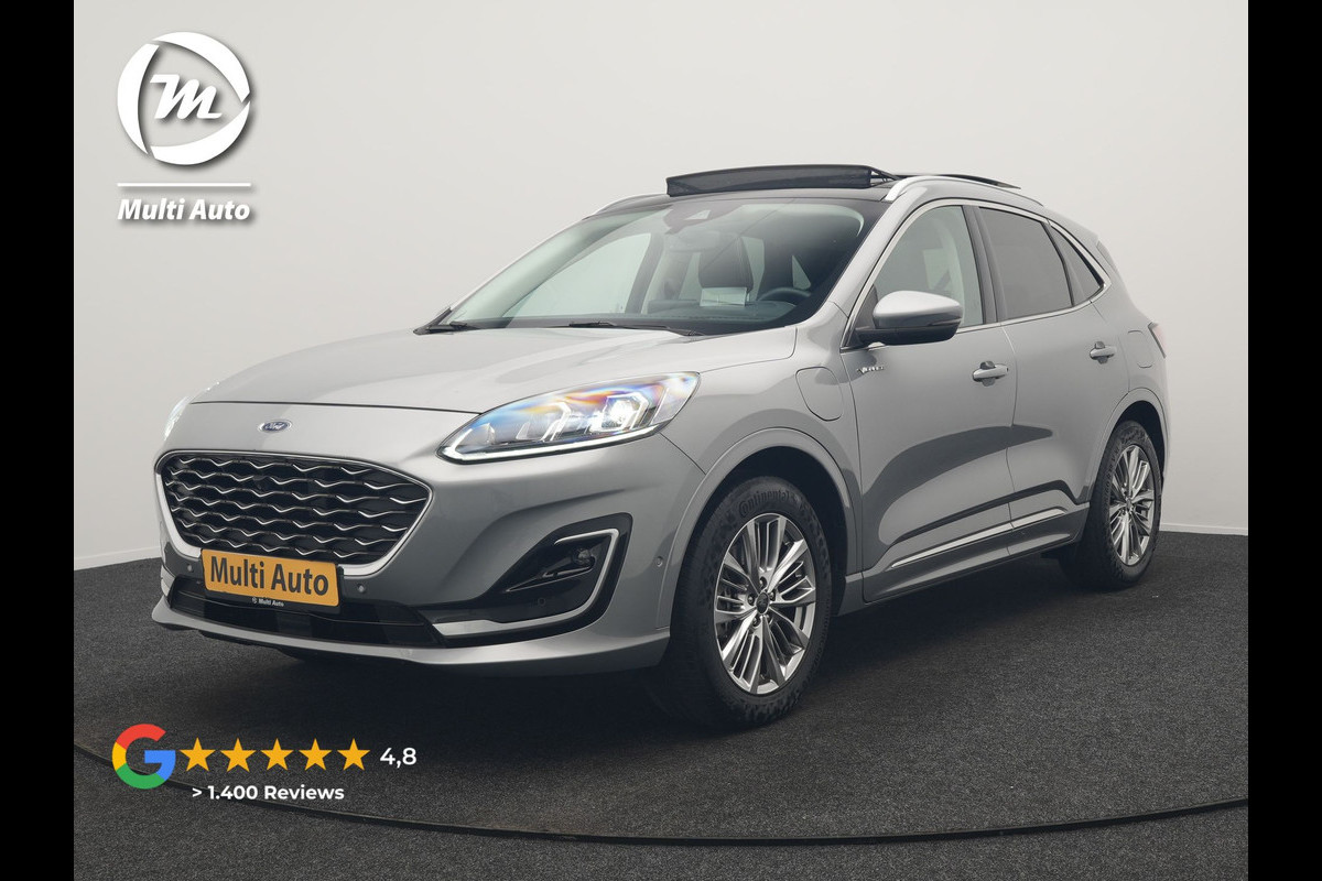 Ford Kuga 2.5 Vignale PHEV 225pk Dealer O.H | Panodak | Head Up | Bang & Olufsen Sound | Adaptive Cruise | 360 Camera | Lederen Sportstoelen Memory & Verwarmd | Keyless | Pilot Assist | Blis | Apple Carplay | Navigatie | Virtual | DAB  | Plug In Hybrid |