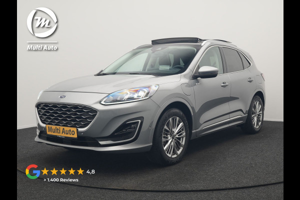 Ford Kuga 2.5 Vignale PHEV 225pk Dealer O.H | Panodak | Head Up | Bang & Olufsen Sound | Adaptive Cruise | 360 Camera | Lederen Sportstoelen Memory & Verwarmd | Keyless | Pilot Assist | Blis | Apple Carplay | Navigatie | Virtual | DAB  | Plug In Hybrid |