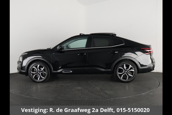 Citroën Ë-C4 X Max 54 kWh LONG RANGE | 97% SOH | Schuif-/Kanteldak | Navigatie | Leder | Camera |