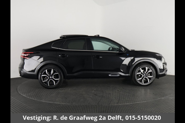 Citroën Ë-C4 X Max 54 kWh LONG RANGE | 97% SOH | Schuif-/Kanteldak | Navigatie | Leder | Camera |