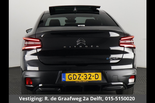 Citroën Ë-C4 X Max 54 kWh LONG RANGE | 97% SOH | Schuif-/Kanteldak | Navigatie | Leder | Camera |