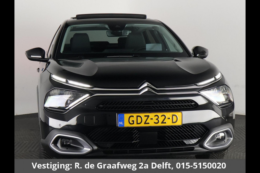 Citroën Ë-C4 X Max 54 kWh LONG RANGE | 97% SOH | Schuif-/Kanteldak | Navigatie | Leder | Camera |