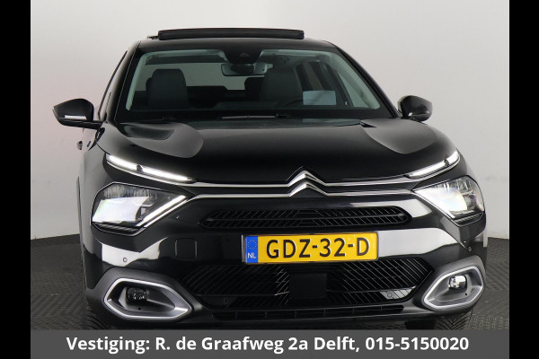 Citroën Ë-C4 X Max 54 kWh LONG RANGE | 97% SOH | Schuif-/Kanteldak | Navigatie | Leder | Camera |