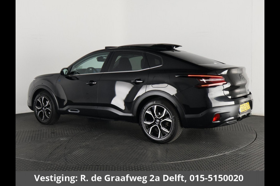 Citroën Ë-C4 X Max 54 kWh LONG RANGE | 97% SOH | Schuif-/Kanteldak | Navigatie | Leder | Camera |