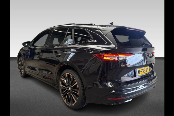 Škoda ENYAQ iV 60 Founders Edition Black | 21 inch | Panaromadak | Lederen bekleding