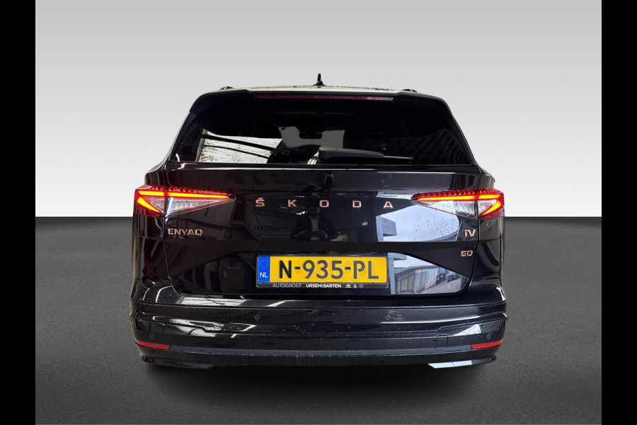 Škoda ENYAQ iV 60 Founders Edition Black | 21 inch | Panaromadak | Lederen bekleding