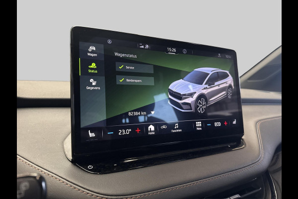 Škoda ENYAQ iV 60 Founders Edition Black | 21 inch | Panaromadak | Lederen bekleding