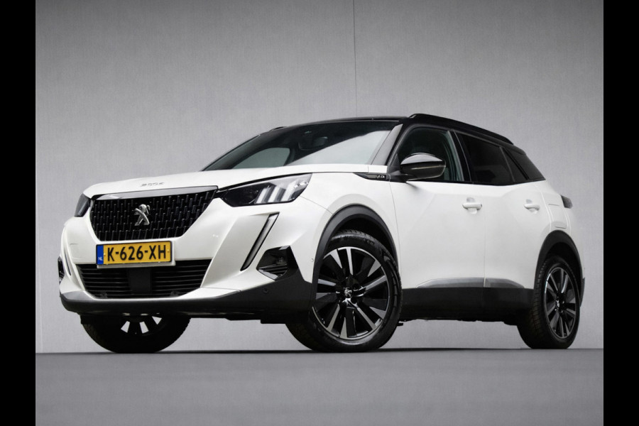 Peugeot 2008 1.2 PureTech GT Pack Sport (PANORAMADAK,APPLE CARPLAY,NAVI,CAMERA,STOELVERWARMING,GETINT,LEDER/ALCANTARA,LM VELGEN)