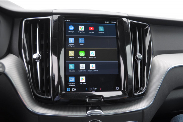 Volvo XC60 T6 350PK Automaat Plug-in hybrid AWD Plus Bright Panoramisch schuif-kanteldak / Google infotainment / Lederen bekleding / Parkeersensoren voor en achter met parkeercamera / Road Sign information / Cruise Control