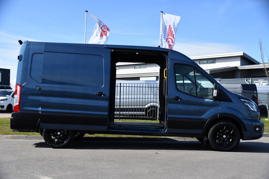 Ford Transit 350 2.0 TDCI L3H2 Limited PB Edition Camera, Cruise, Carplay, 2 x schuifdeur, 185pk, Automaat, Xenon, Multimedia, Trekhaak, Uniek!