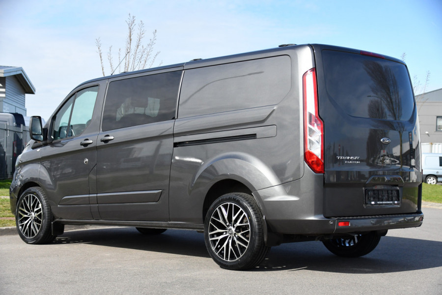 Ford Transit Custom 300 2.0 TDCI L2H1 Limited DC PB Edition Camera, Cruise, Carplay, 170pk, 2 x Schuifdeur, LED, Automaat, Stoelverwarming, Sensoren, Uniek!