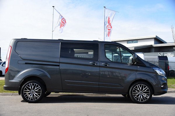 Ford Transit Custom 300 2.0 TDCI L2H1 Limited DC PB Edition Camera, Cruise, Carplay, 170pk, 2 x Schuifdeur, LED, Automaat, Stoelverwarming, Sensoren, Uniek!