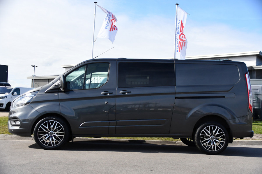 Ford Transit Custom 300 2.0 TDCI L2H1 Limited DC PB Edition Camera, Cruise, Carplay, 170pk, 2 x Schuifdeur, LED, Automaat, Stoelverwarming, Sensoren, Uniek!
