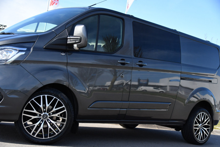 Ford Transit Custom 300 2.0 TDCI L2H1 Limited DC PB Edition Camera, Cruise, Carplay, 170pk, 2 x Schuifdeur, LED, Automaat, Stoelverwarming, Sensoren, Uniek!