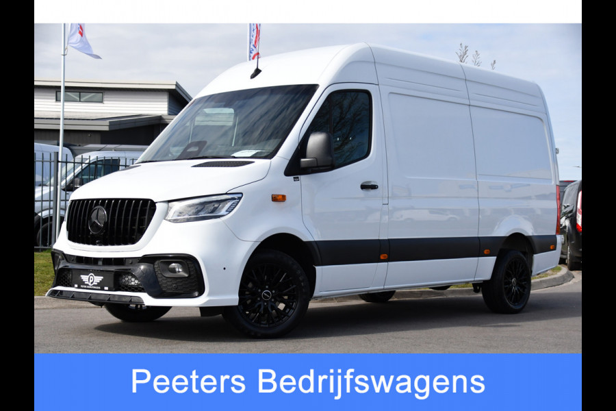 Mercedes-Benz Sprinter 317 1.9 CDI L2 Pro AMG Edition FACE LIFT! Camera, Cruise, Carplay, LED, Stoelverwarming, 170pk, Automaat, Multimedia, Uniek!