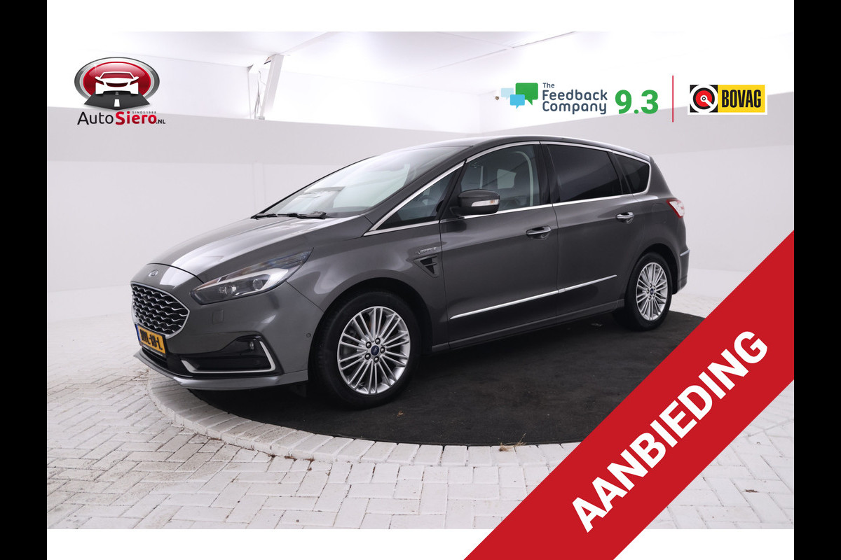 Ford S-Max 2.0 TDCi Vignale 190pk, 7 Pers, panorama, Automaat, Leer, Alle opties.