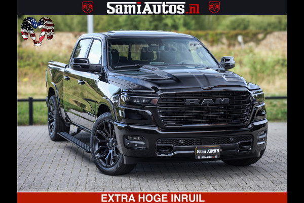 Dodge Ram 1500 Night Premium | Full Option | Eerste Eigenaar | De Meest Luxe Pick-Up in zijn Klasse | Comfortabele Dubbele Cabine met Royale 5 Zitplaatsen | Bom Vol |