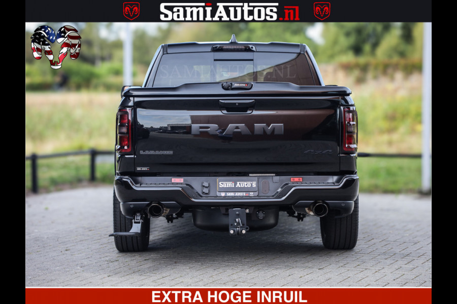 Dodge Ram 1500 Night Premium | Full Option | Eerste Eigenaar | De Meest Luxe Pick-Up in zijn Klasse | Comfortabele Dubbele Cabine met Royale 5 Zitplaatsen | Bom Vol |