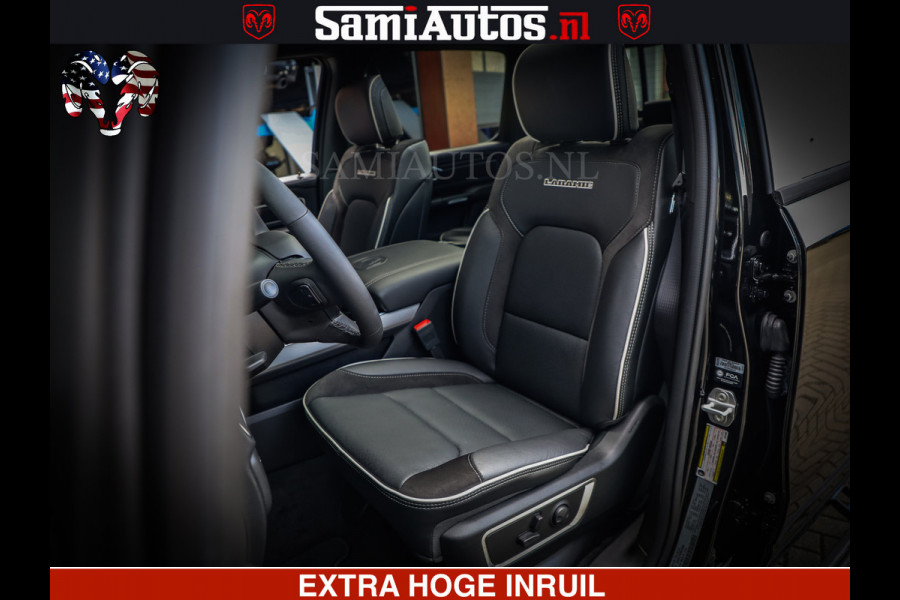 Dodge Ram 1500 Night Premium | Full Option | Eerste Eigenaar | De Meest Luxe Pick-Up in zijn Klasse | Comfortabele Dubbele Cabine met Royale 5 Zitplaatsen | Bom Vol |