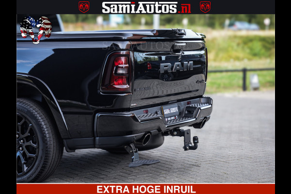 Dodge Ram 1500 Night Premium | Full Option | Eerste Eigenaar | De Meest Luxe Pick-Up in zijn Klasse | Comfortabele Dubbele Cabine met Royale 5 Zitplaatsen | Bom Vol |