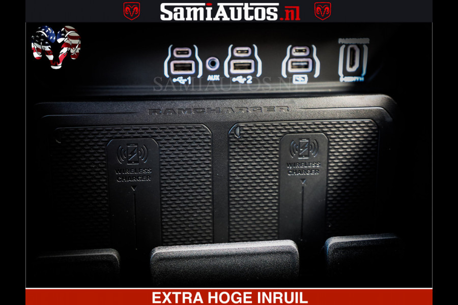 Dodge Ram 1500 Night Premium | Full Option | Eerste Eigenaar | De Meest Luxe Pick-Up in zijn Klasse | Comfortabele Dubbele Cabine met Royale 5 Zitplaatsen | Bom Vol |