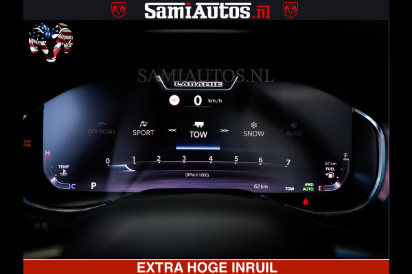 Dodge Ram 1500 Night Premium | Full Option | Eerste Eigenaar | De Meest Luxe Pick-Up in zijn Klasse | Comfortabele Dubbele Cabine met Royale 5 Zitplaatsen | Bom Vol |