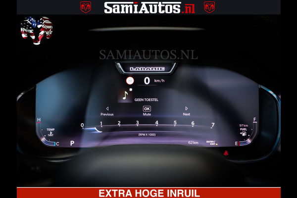 Dodge Ram 1500 Night Premium | Full Option | Eerste Eigenaar | De Meest Luxe Pick-Up in zijn Klasse | Comfortabele Dubbele Cabine met Royale 5 Zitplaatsen | Bom Vol |