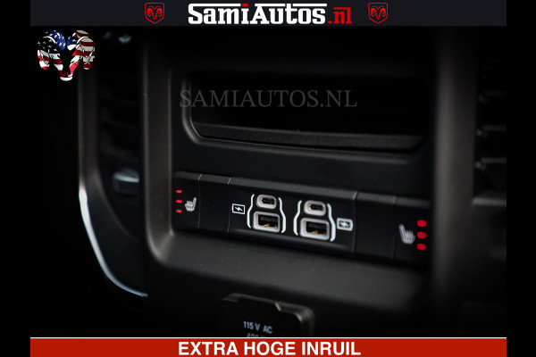 Dodge Ram 1500 Night Premium | Full Option | Eerste Eigenaar | De Meest Luxe Pick-Up in zijn Klasse | Comfortabele Dubbele Cabine met Royale 5 Zitplaatsen | Bom Vol |