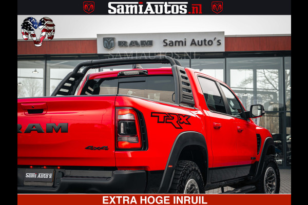 Dodge Ram TRX HELLCAT | 6.2 V8 702PK | FLAME RED | BOM VOL | CARBON | RAMBAR | HUD | LPG | BEAD-LOCK WHEELS | CREW CAB 5 PERSOONS | BEDRIJFS AUTO DUBBELE CABINE DC |