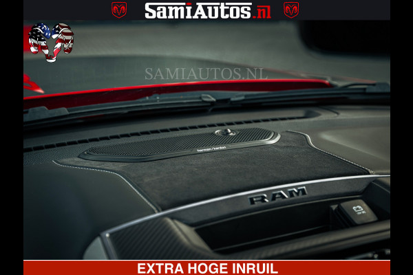 Dodge Ram TRX HELLCAT | 6.2 V8 702PK | FLAME RED | BOM VOL | CARBON | RAMBAR | HUD | LPG | BEAD-LOCK WHEELS | CREW CAB 5 PERSOONS | BEDRIJFS AUTO DUBBELE CABINE DC |
