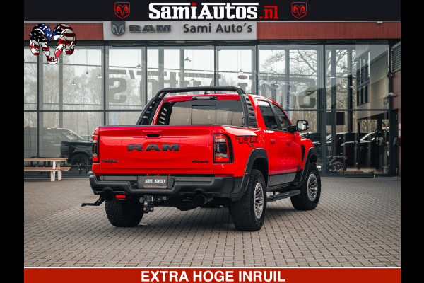 Dodge Ram TRX HELLCAT | 6.2 V8 702PK | FLAME RED | BOM VOL | CARBON | RAMBAR | HUD | LPG | BEAD-LOCK WHEELS | CREW CAB 5 PERSOONS | BEDRIJFS AUTO DUBBELE CABINE DC |