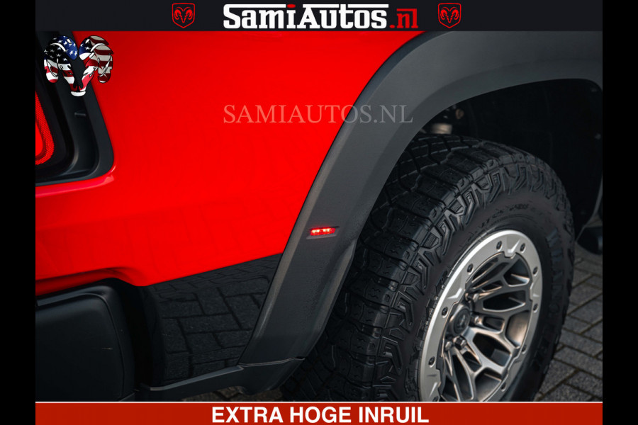 Dodge Ram TRX HELLCAT | 6.2 V8 702PK | FLAME RED | BOM VOL | CARBON | RAMBAR | HUD | LPG | BEAD-LOCK WHEELS | CREW CAB 5 PERSOONS | BEDRIJFS AUTO DUBBELE CABINE DC |